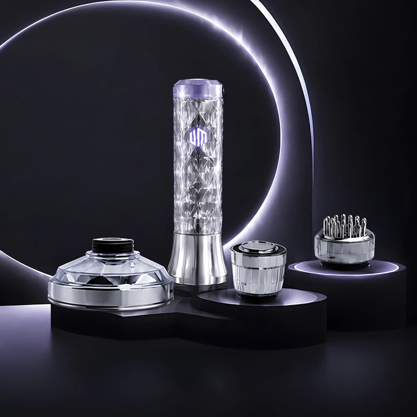 Silver U-MINE K Device in the original product photograph