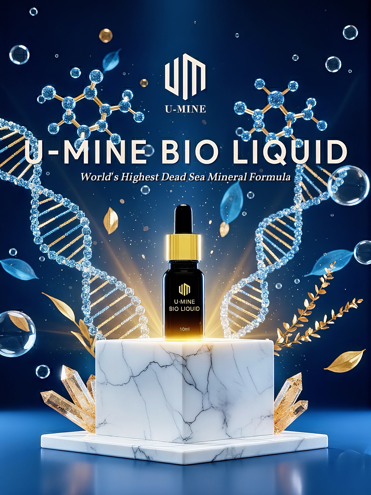 U-Mine Bio Liquid – World’s Highest Dead Sea Mineral Formula 💎
Enriched with 2~5x higher Dead Sea minerals than global brands, this luxury liquid delivers:

✨ Deep Hydration & Brightening
✨ Anti-Aging & Wrinkle Reduction
✨ Skin Rejuvenation with Mineral Power

Experience the future of skincare with U-Mine Bio Liquid.
👉 Discover more at umineusa.com

#DeadSeaMinerals #LuxurySkincare #AntiAging #Brightening #SkinHydration