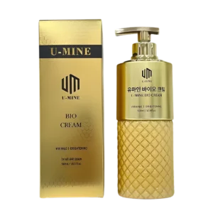 U-MINE Bio Cream 500ml – Luxurious anti-aging and brightening cream with fermented plant extracts for deep hydration and skin rejuvenation.