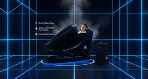 2025 New BodyJet Open Head Smart Steam Spa for detox, slimming, pain relief, and muscle recovery