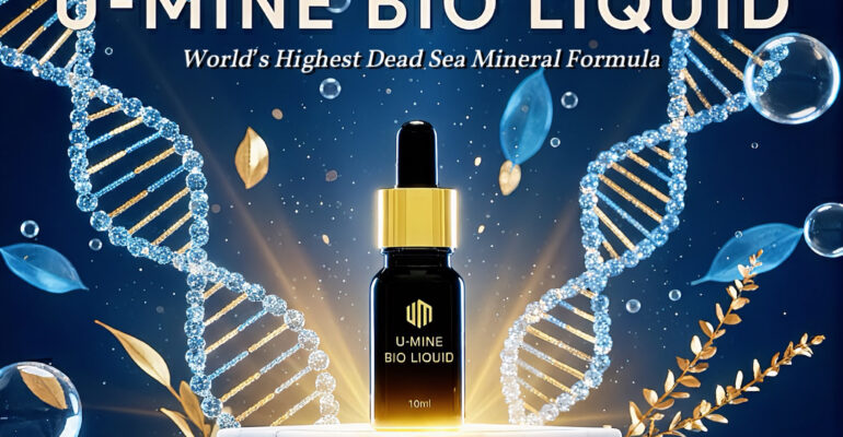 U-Mine Bio Liquid advanced Dead Sea mineral skincare formula